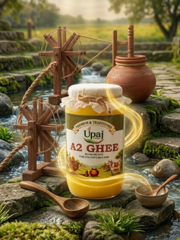A2 Cow ghee Manufacturing Company in Delhi - Upaj Food A2 Desi Cow Ghee
